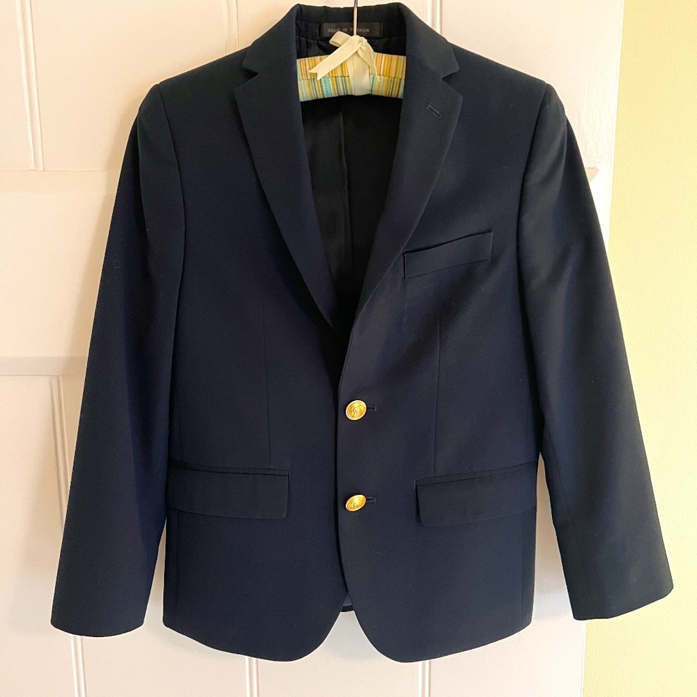 Ralph Lauren Navy Blazer for Kids Size 10 (fits like an 8)